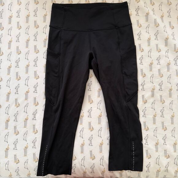 Lululemon Fast and Free Crop Legging 19” - Picture 1 of 5
